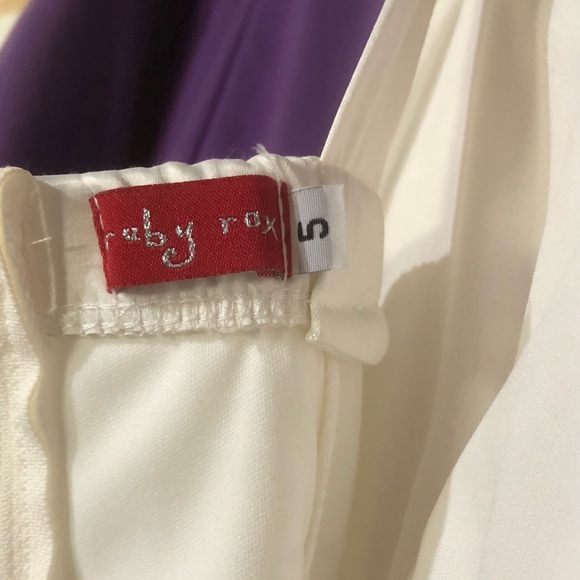 RUBY ROX Sz 5 White sequin dress. - Picture 5 of 7